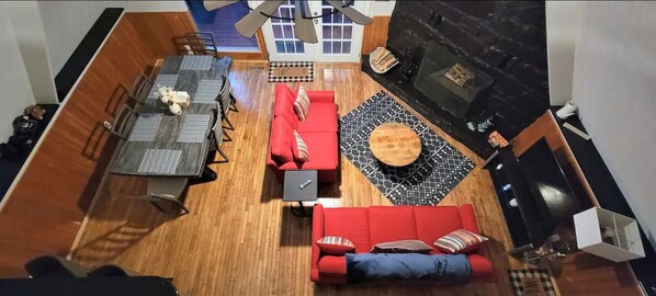 View of Main Floor Living and Dining