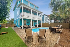 Backyard Pool and Patio