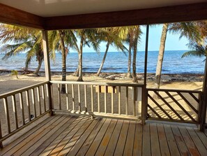 Right on the beach!