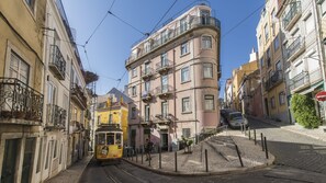 Catch the Tram 28 from right downstairs! #airbnb #airbnblisbon #portugal #pt #lisbon