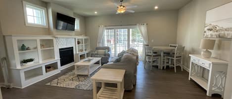 2nd floor living space with open concept