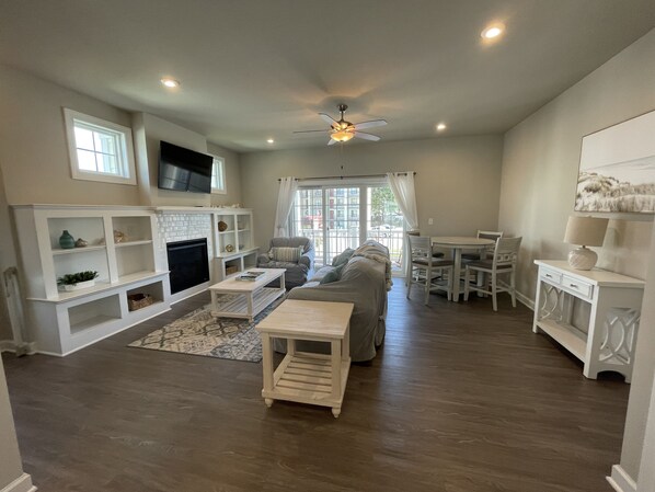 2nd floor living space with open concept