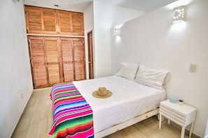 Bedroom with large closet.