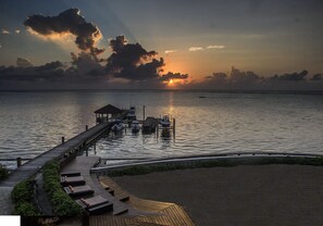 Beautiful sunrises from the patio!