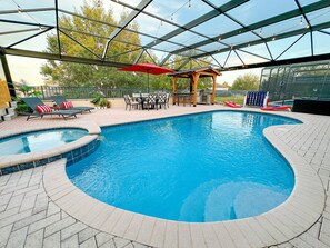 Pool heat is included in your stay!