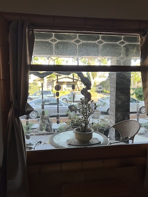 Tiki Apartment
Living room Bay Window View
1-Bed/1 bath Fully furnished