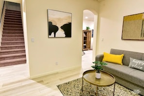 Downstairs Den with pullout sofa