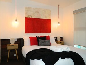 Bedroom 3 with a Queen bed and Built in Robes