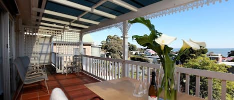 Welcome to Sunset Balcony and spectacular Ocean Views from the hill top.