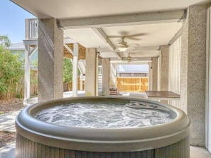 Relax in your private hot tub