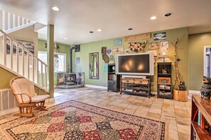 Downstairs Living Room | Wood-Burning Stove