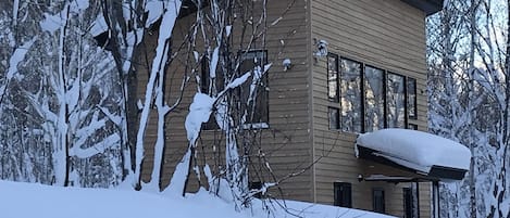 Forest Hideaway in full snow