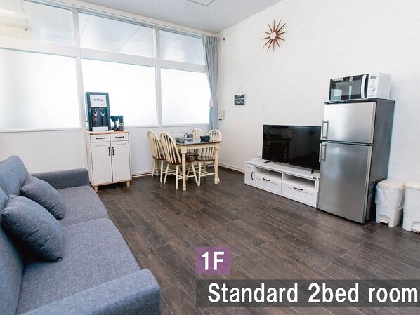 ・ [1F Scandinavian standard corner room] Scandinavian style comfortable 2 bedroom
