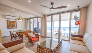 Living Area with Amazing Ocean Views