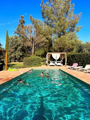 Family pool - large steps, fantastic for kids... great for swimming and play!