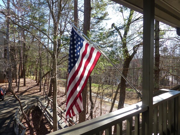 View from front porch.