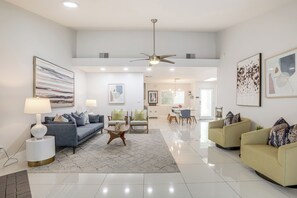 Living Room | Central Heating & A/C