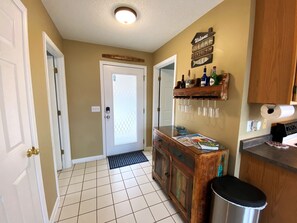 Entryway into foyer
