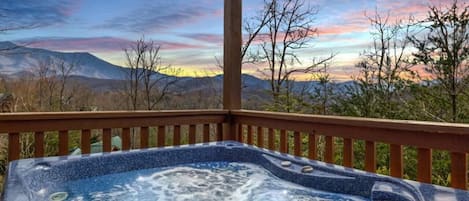 Beautiful Sunset from the Hot Tub