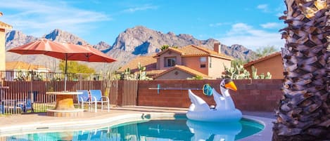 Backyard - Epic mountain views at the pool