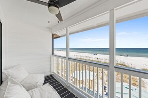 Balcony with Beachfront Views