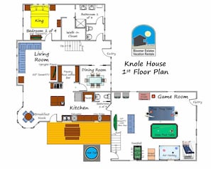 Knole House - First Floor Plan
