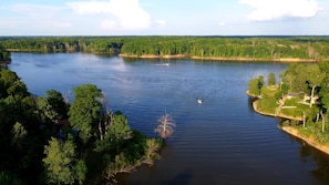 Overhead View of our Cove & location on lake