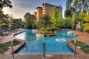 Relax and get some sun while floating around RiverStone Resort's Lazy River.
(Photo provided by RiverStone)