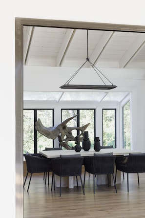 Dining room with seating for 8