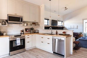 3 East Barn Burner Kitchen Living