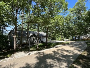Driveway and front of house 