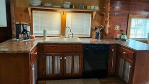 Kitchen.  Fully stocked with cooking essentials.