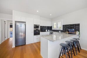 Kitchen amenities are endless