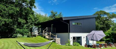 Large garden  and hammock