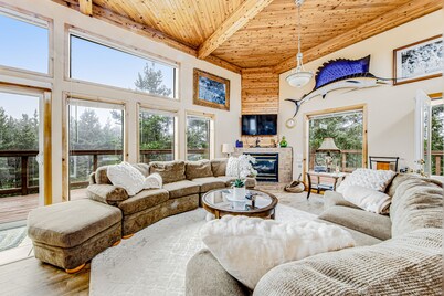 Incredible dog-friendly home with game room, fast WiFi, gas fireplace, and W/D