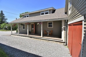 Front deck, where you enter the home~