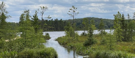 Welcome to the lake… head out onto the 50 acre, 35 foot deep private lake!  