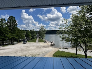 View of Lake and Lighthouse from balcony