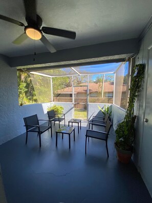 Beautiful Private Screened in Lanai for Lovely Indoor Outdoor Living