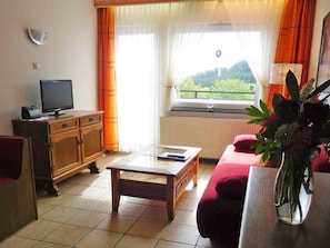 Apartment Murmeltier, 38qm mit Dusche/WC, max. 3 Personen-Wohnbereich