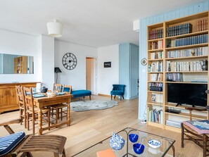 Table, Meubles, Bleu Azur, Bleu, Étagère, Canapé, Bois, Salon, Maison, Sol