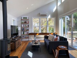 Our bright and cheery living room.