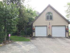 Front of home. Follow the path to the right of the house for your entrance 