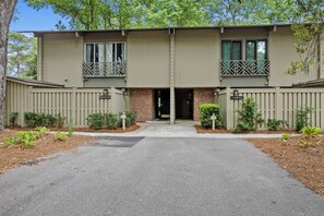 Front of villa