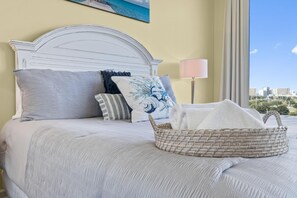 Beautiful King Suite with gulf views and balcony access