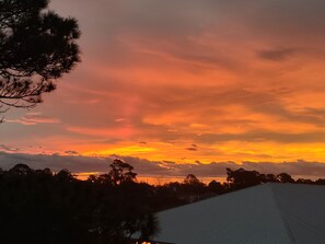 Sunset from Condo Back Deck 