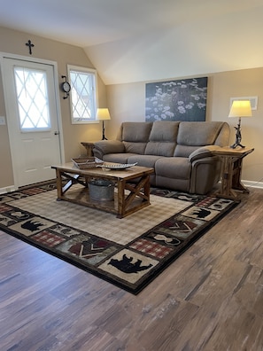 Living Room with reclining sofa