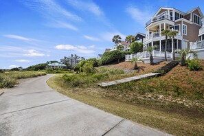 Easy access to the beach and golf path right out the back door.