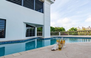 Large private pool.