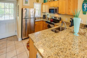 Discover ample counter space, perfect for preparing your favorite meals with ease and convenience.